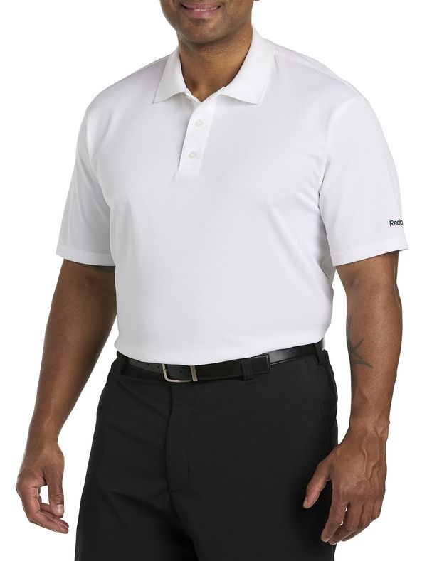 リーボック メンズ トップス ポロシャツ Reebok Performance Solid Polo White ホワイト