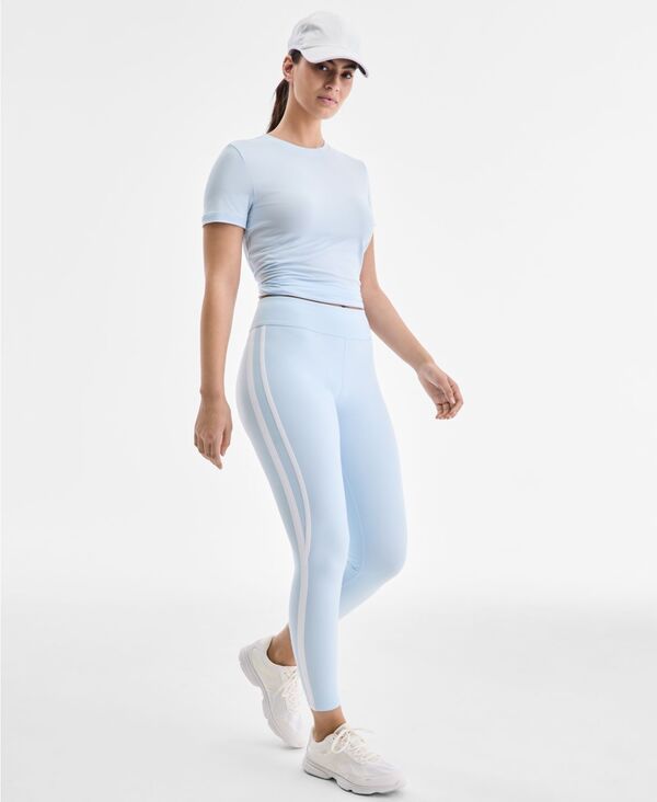 【送料無料】 イデオロギー レディース レギンス ボトムス Womens Studio SideStripe Leggings Ice Water