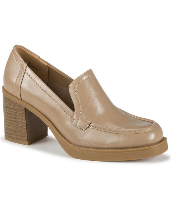 【送料無料】 ベアトラップス レディース スリッポン・ローファー シューズ Womens Gretel SlipOn Block Heel Loafers Taupe