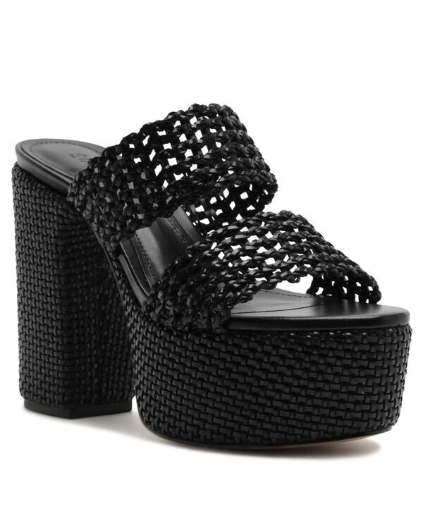 【送料無料】 シュッツ レディース スリッポン・ローファー シューズ Womens Aberdeen SlipOn Platform Sandals Black