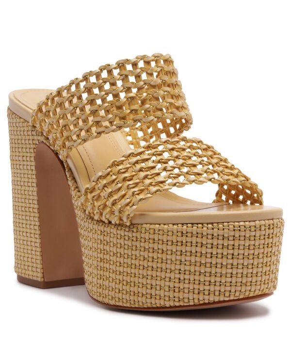 【送料無料】 シュッツ レディース スリッポン・ローファー シューズ Womens Aberdeen SlipOn Platform Sandals Beige