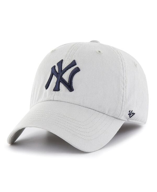 【送料無料】 47ブランド メンズ 帽子 アクセサリー Mens Gray New York Yankees Franchise Logo Fitted Hat Gray