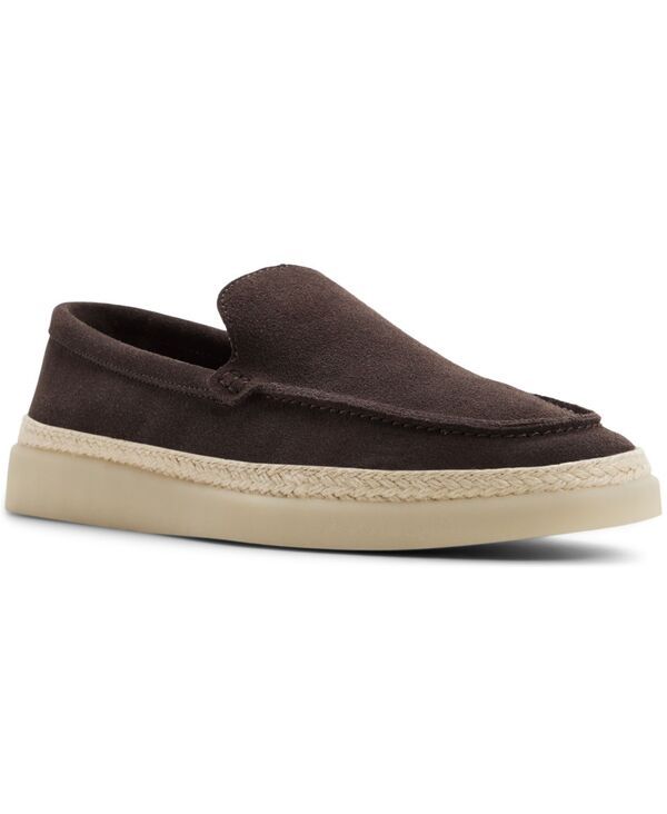 【送料無料】 アルド メンズ スリッポン・ローファー シューズ Mens Woodcroft SlipOn Leather Loafers Dark Brown