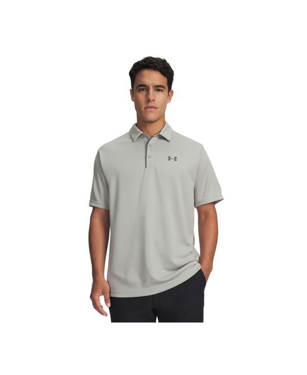 【送料無料】 アンダーアーマー メンズ ポロシャツ トップス Mens Tech Polo TShirt Titanium Pitch Gray