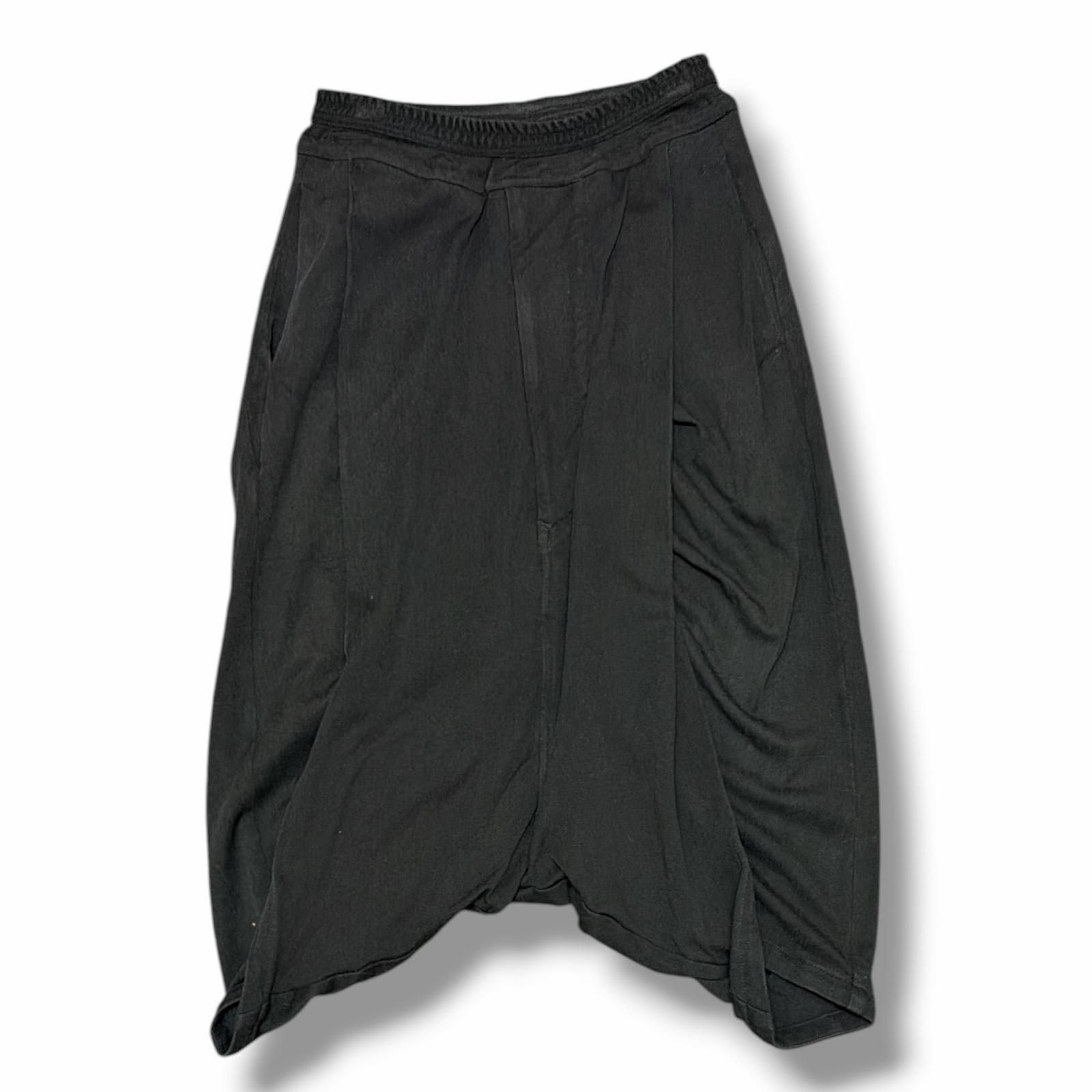 参考上代41800円 NILS サルエルショーツ イージーパンツ ニルズ 520PAM4 ブラック 1 （15536M）