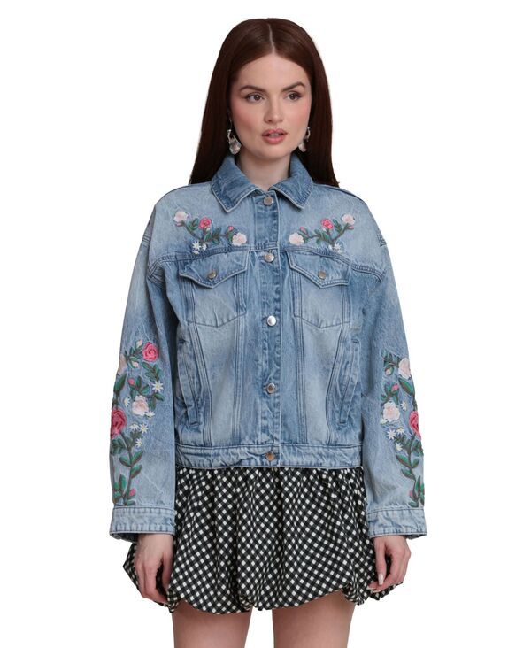 【送料無料】 アヴェックレフィーユ レディース ジャケット・ブルゾン アウター Womens Pleated Back Trucker Jacket Felicity Wash