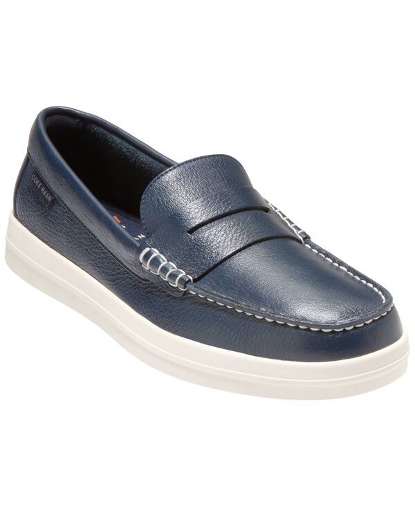 【送料無料】 コールハーン メンズ スリッポン・ローファー シューズ Mens Nantucket Drift Penny Loafers Navy Blazer