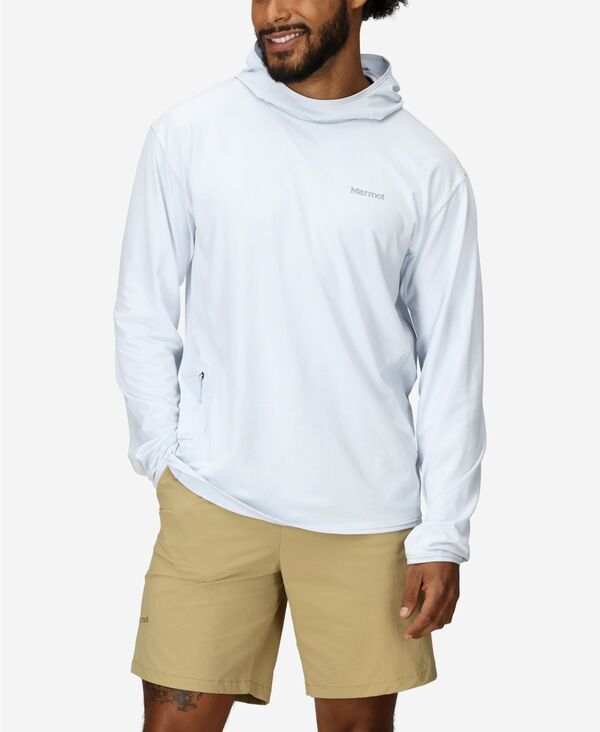 【送料無料】 マーモット メンズ パーカー・スウェット アウター Mens AirExchange Ultraviolet Protection Factor 50 Hoodie Vapor
