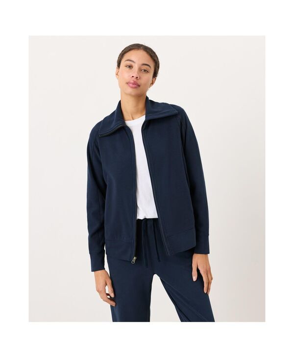【送料無料】 パクト レディース ジャケット・ブルゾン アウター Womens CloudKnit Zip Jacket Navy blue 17,986円