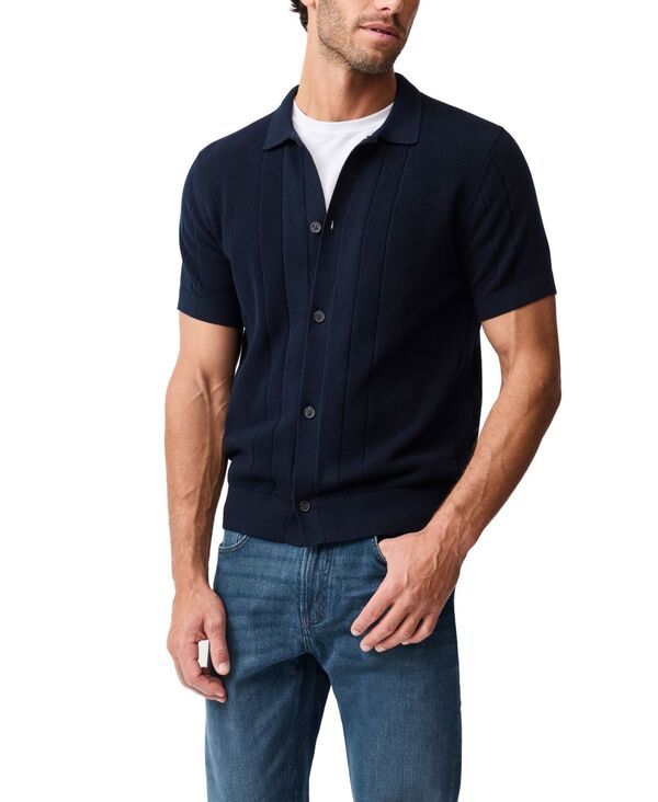【送料無料】 ロッドアンドグン メンズ ポロシャツ トップス Mens Cobb River Knit Polo Shirt Midnight