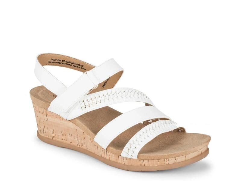 ベアトラップス レディース シューズ サンダル BaretrapsFacie Wedge Sandal White ホワイト