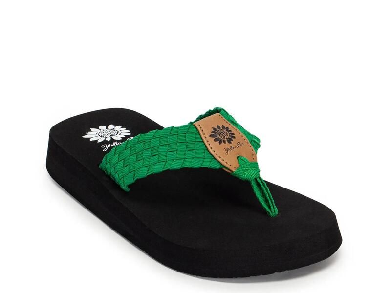 イエローボックス レディース シューズ サンダル Yellow BoxSoleil Sandal Kelly Green グリーン