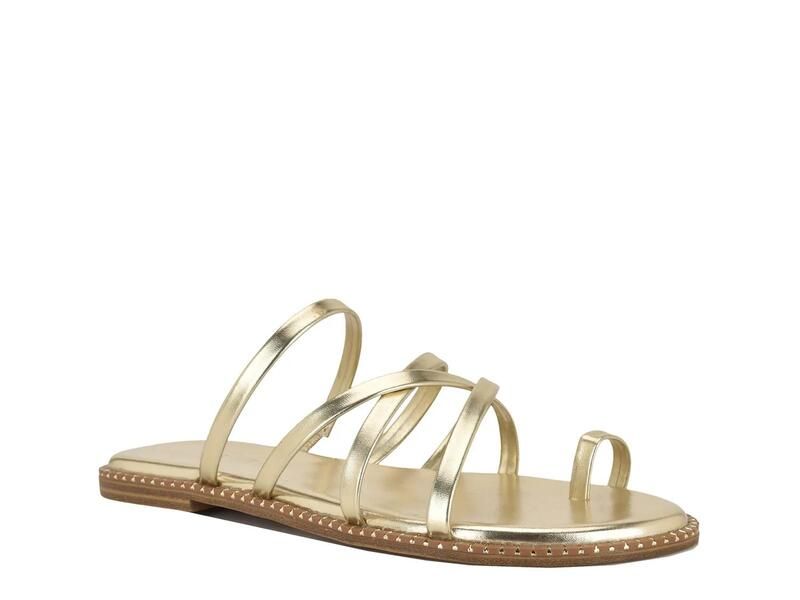 ナインウェスト レディース シューズ サンダル Nine WestDigen Sandal Gold Metallic ゴールド