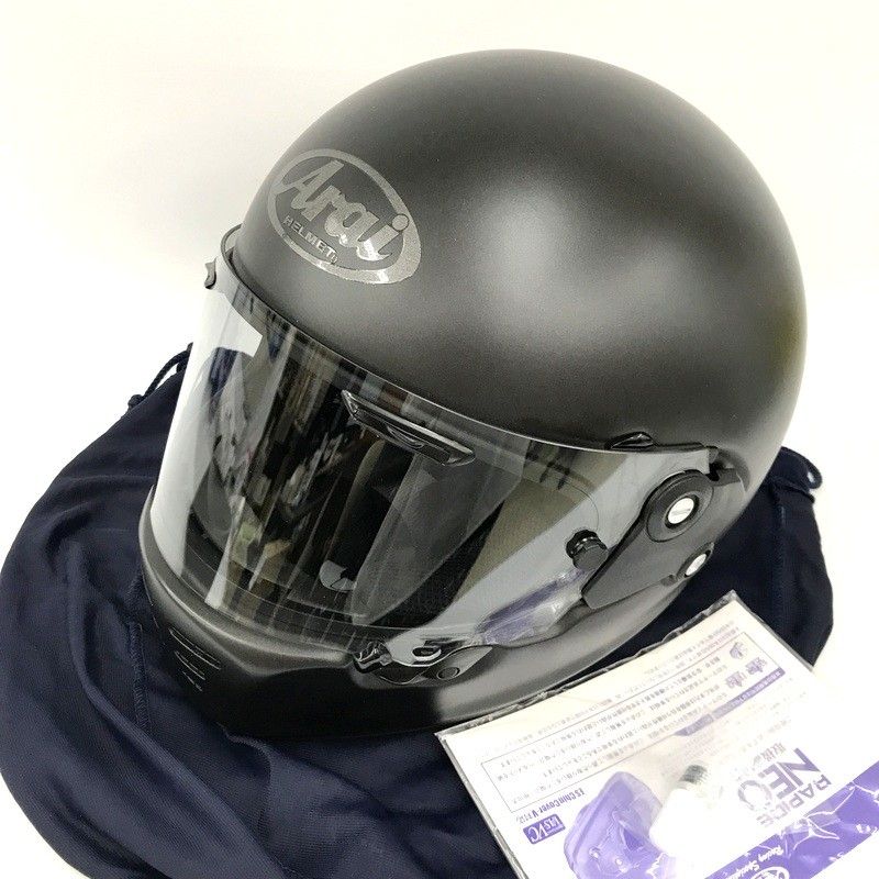 Arai アライ RAPIDE NEO フルフェイスヘルメット Lサイズ ブラック オートバイ ツーリング ライディング バイカー バイク用品 ★TA271