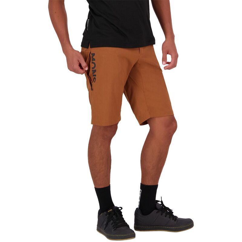 モンスロイヤル メンズ ボトムス ハーフパンツ・ショーツ Mons Royale Diversion Merino Trail Bike Short Mens Caramel