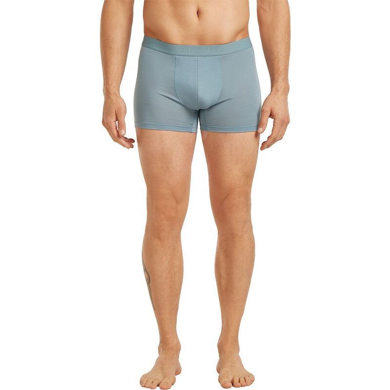 アイスブレーカー メンズ アンダーウェア ボクサーパンツ Icebreaker Merino 125 CoolLite Anatomica Boxer Mens Flint Blue ブルー