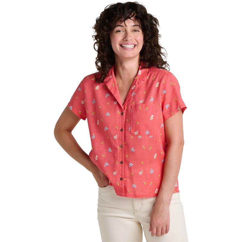 ドード アンドコー レディース トップス Tシャツ ToadCo Camp Cove Shirt Womens Crabapple Print