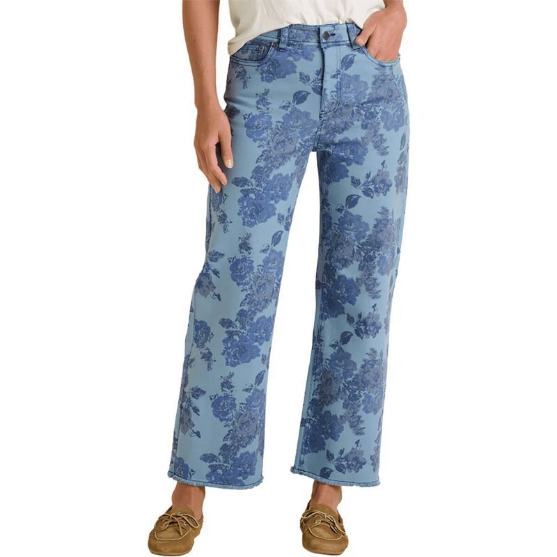 ドード アンドコー レディース ボトムス カジュアルパンツ ToadCo Balsam Seeded Cutoff Pant Womens Weathered Blue Print ブルー