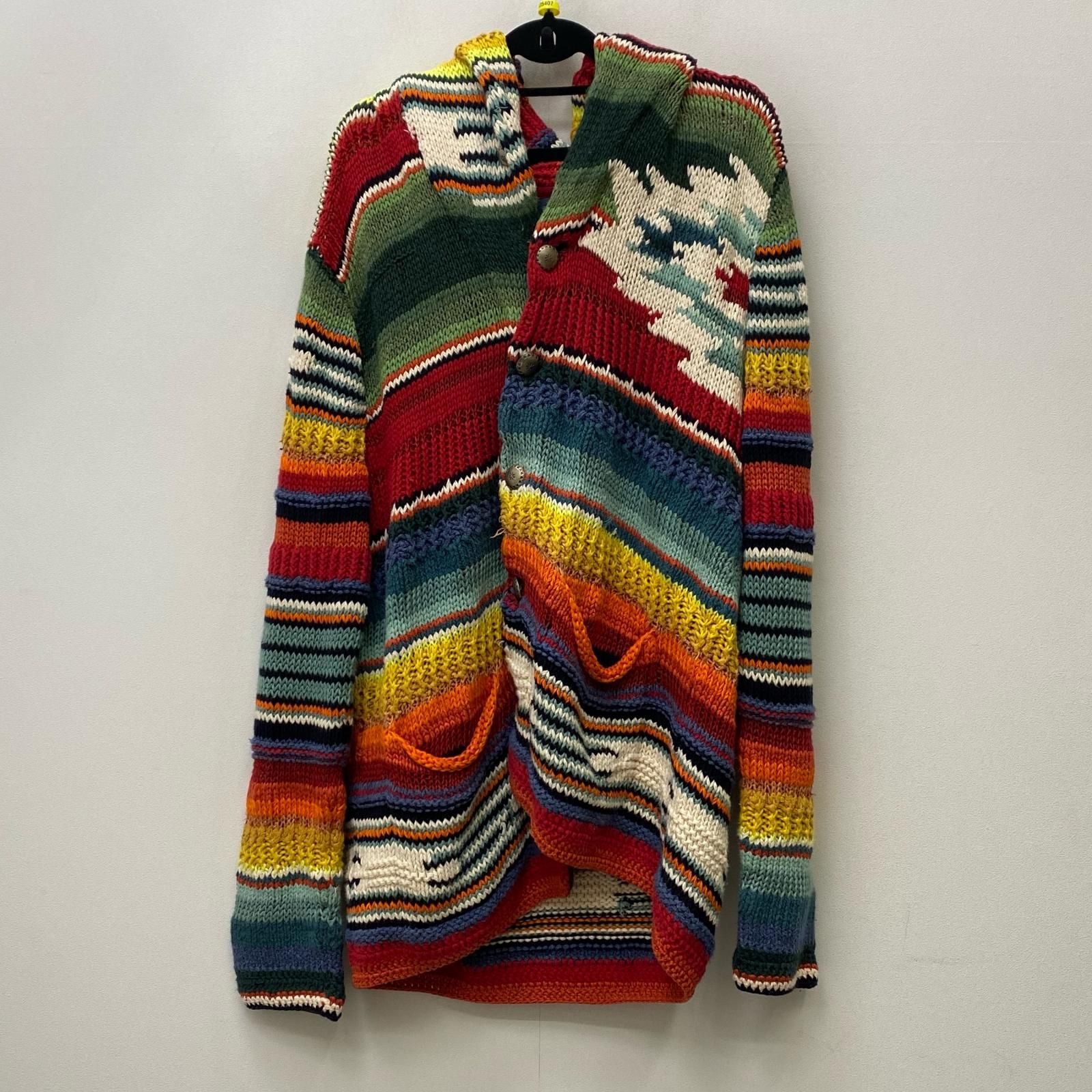 【加古川店】 中古 POLO RALPH LAUREN | ポロ・ラルフローレン セーター native pattern shall collar sweater マルチカラー サイズ：L 【101】 人気NO.1【加古川店】 中古 POLO RALPH LAUREN | ポロ・ラルフローレン