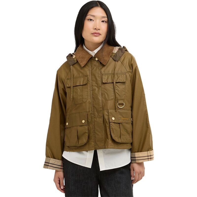 バブアー レディース アウター ジャケット・ブルゾン Barbour Liza Wax Jacket WomensandDress サンド