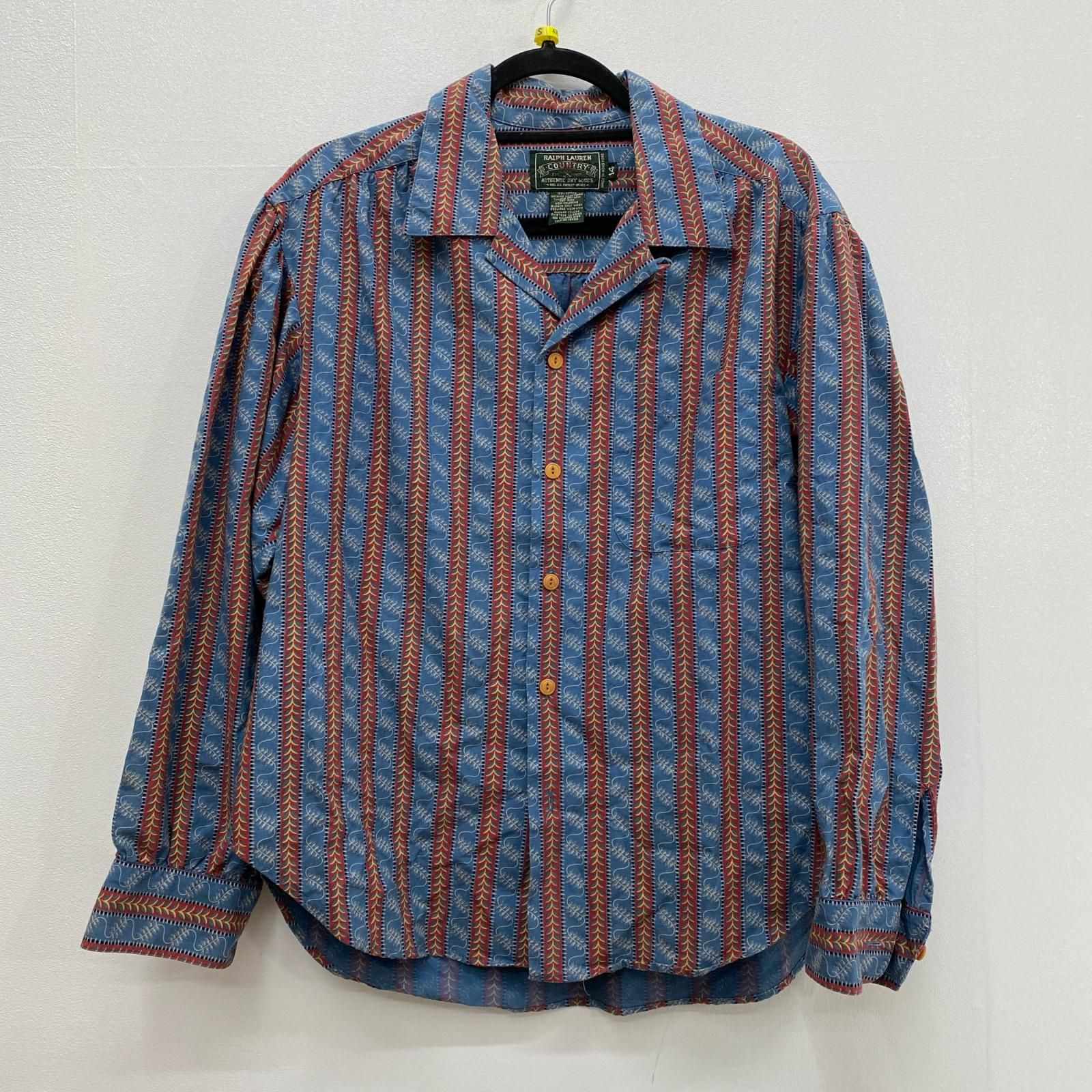【加古川店】 中古 POLO RALPH LAUREN | ポロ・ラルフローレン 長袖シャツ COUNTRY ストライプ 【101】