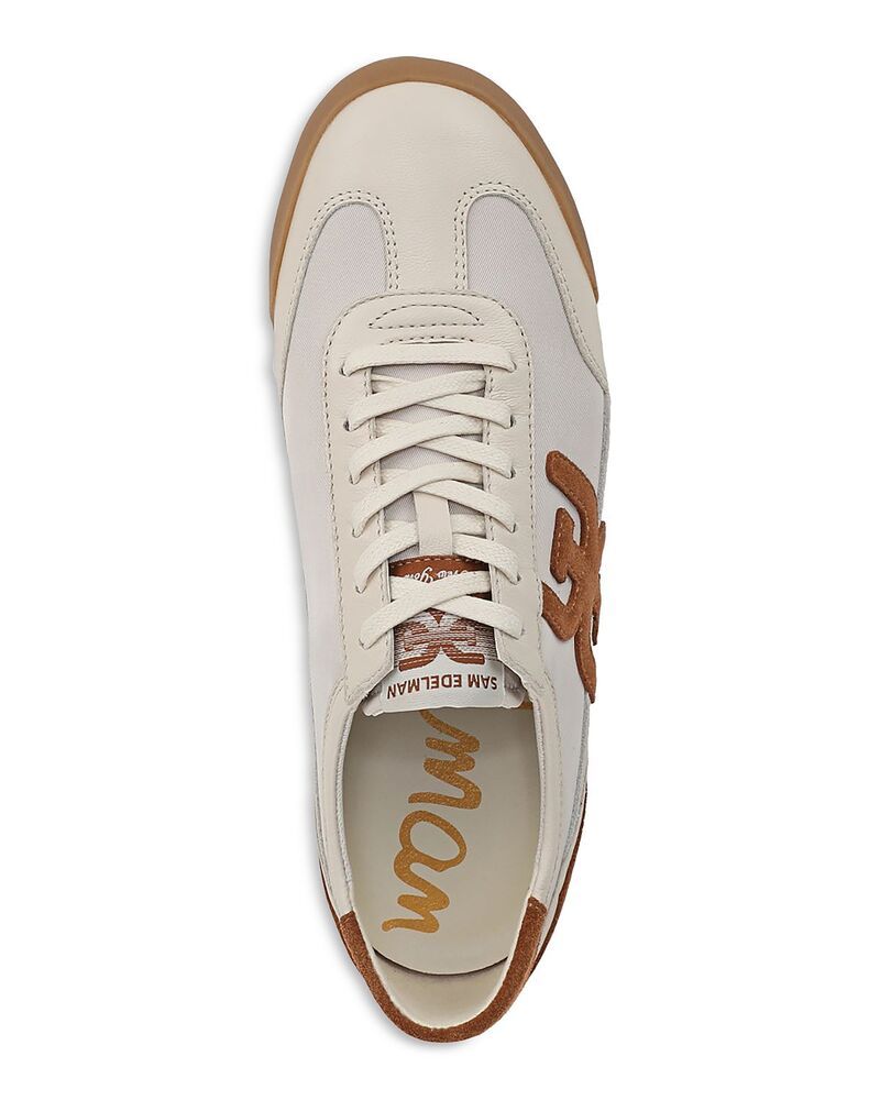 サムエデルマン レディース シューズ スニーカー Sam Edelman Womens Ivey Low Top Sneakers IvoryBrown アイボリー
