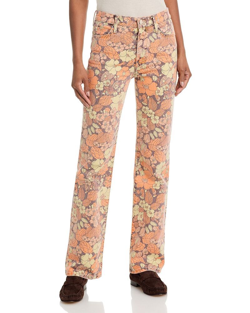 マザー レディース ボトムス デニムパンツ ジーンズ MOTHER The Kick It High Rise Jeans in Orange Blossom Orange Blossom オレンジ