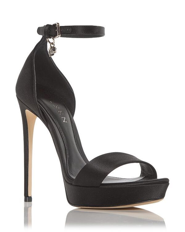 マックイーン レディース シューズ サンダル プラットフォーム McQueen Womens Platform Sandals Black ブラック