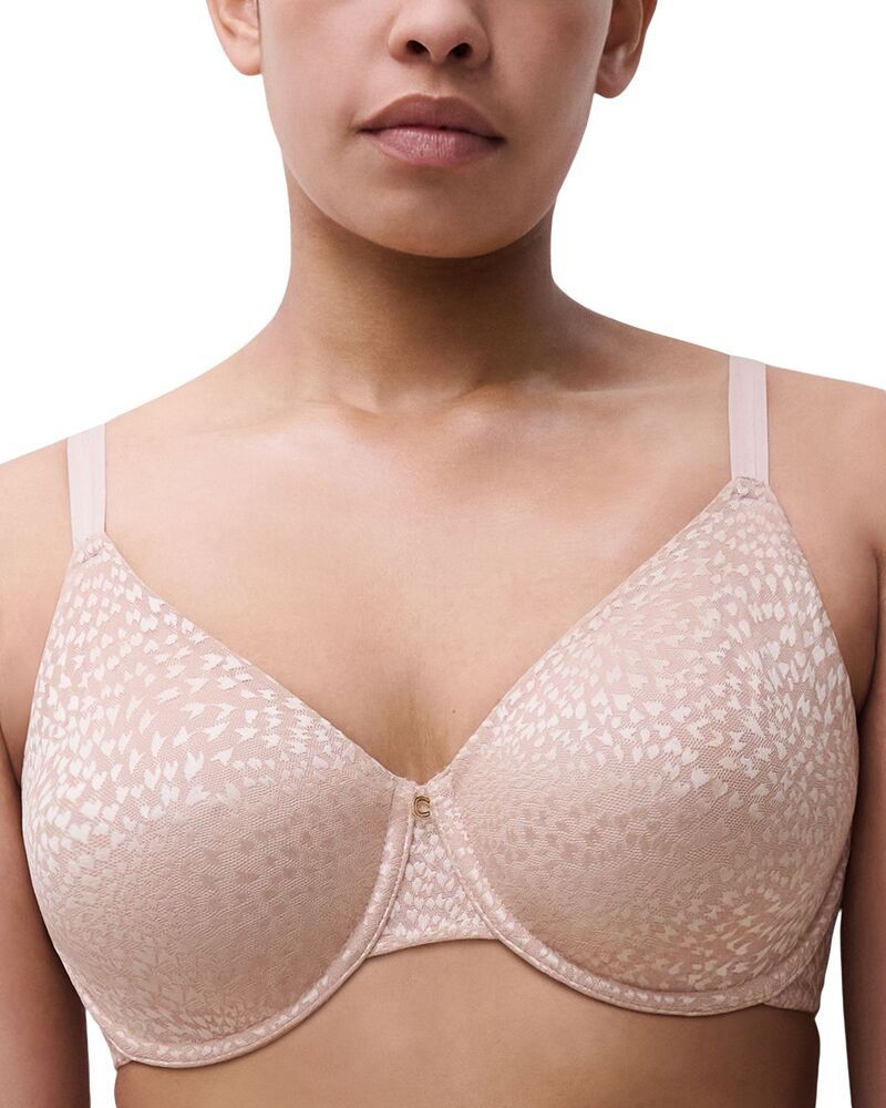 シャントル レディース アンダーウェア ブラジャー ミニ Chantelle Magique Seamless Unlined Minimizer Bra Rose