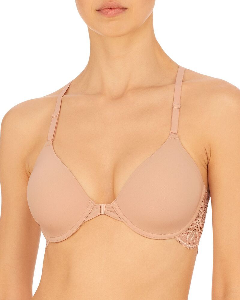 ナトリ レディース アンダーウェア ブラジャー Natori Lush Front Close Bra RoseWhite ホワイト