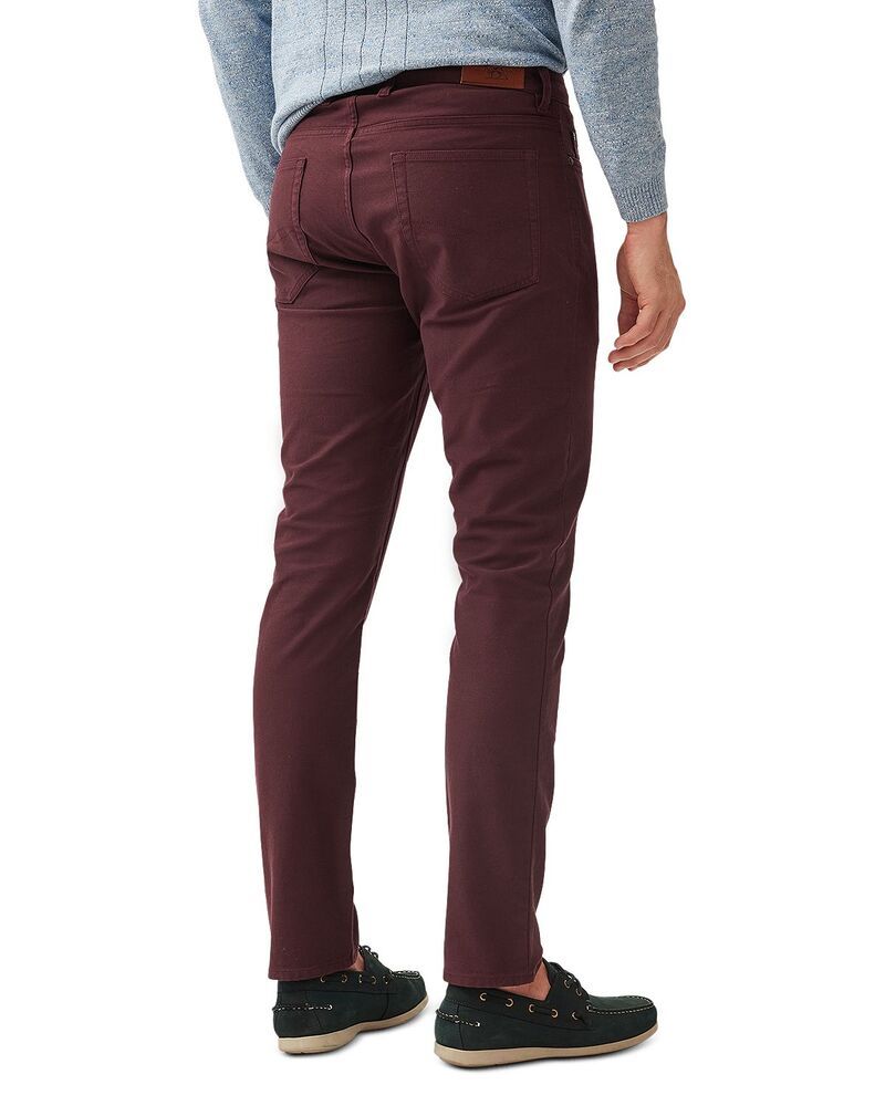 ロッドアンドグン メンズ ボトムス デニムパンツ ストレート ジーンズ Rodd Gunn Motion 2 Straight Leg Jeans Garnet
