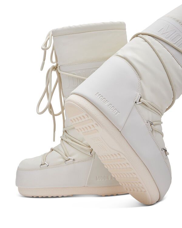 ムーンブーツ レディース シューズ ブーツ・レインブーツ Moon Boot Unisex MB Icon Rubber Boots Cream クリーム