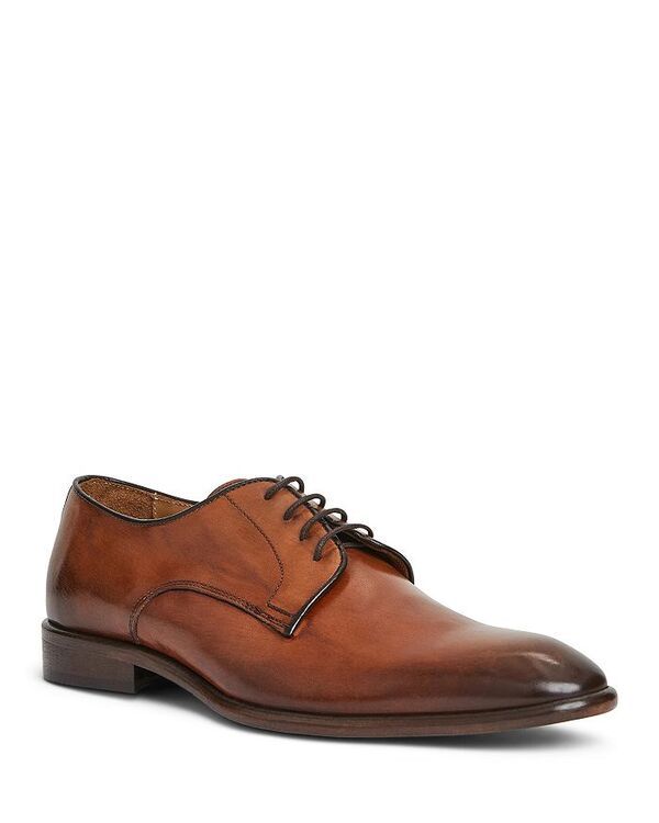 ブルーノマグリ メンズ シューズ ドレスシューズ ワンピース ダービー レース Bruno Magli Mens Salerno Lace Up Derby Dress Shoes Cognac