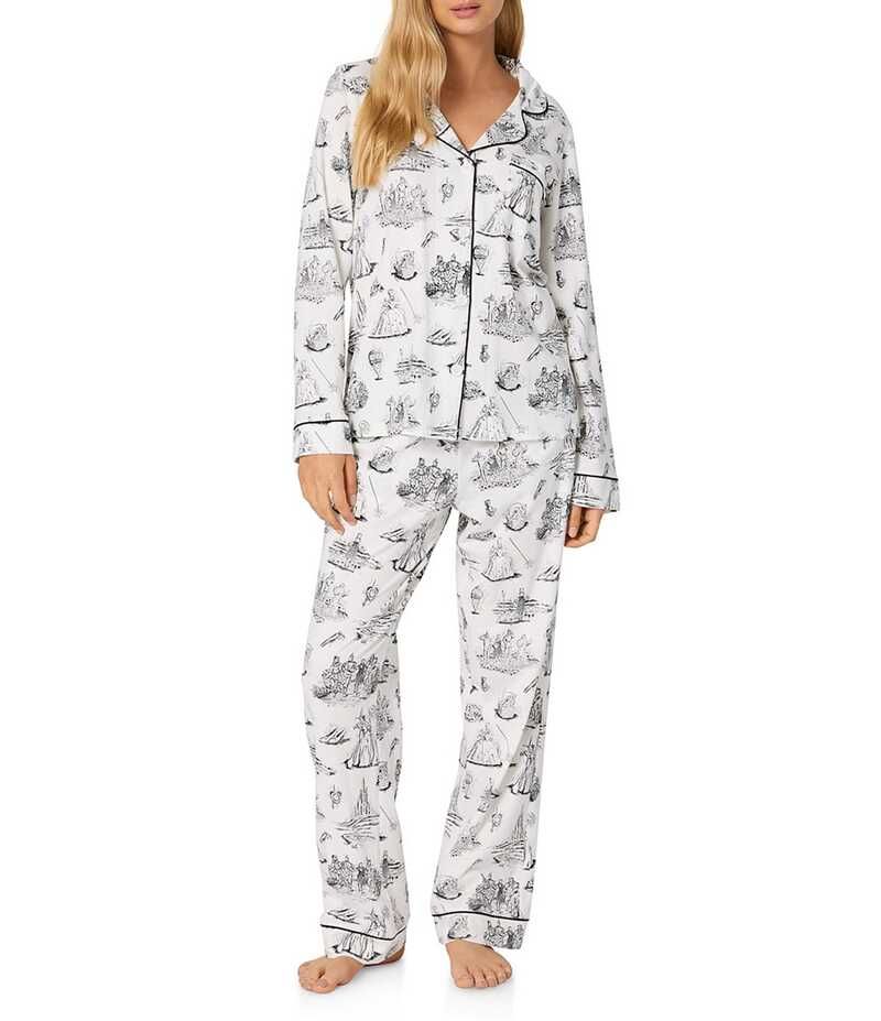 ベッドヘッド レディース アンダーウェア ナイトウェア コットン ニット Bedhead Wizard of Oz Organic Cotton Long Sleeve Notch Collar Knit Long Pajama Set Wizard of O