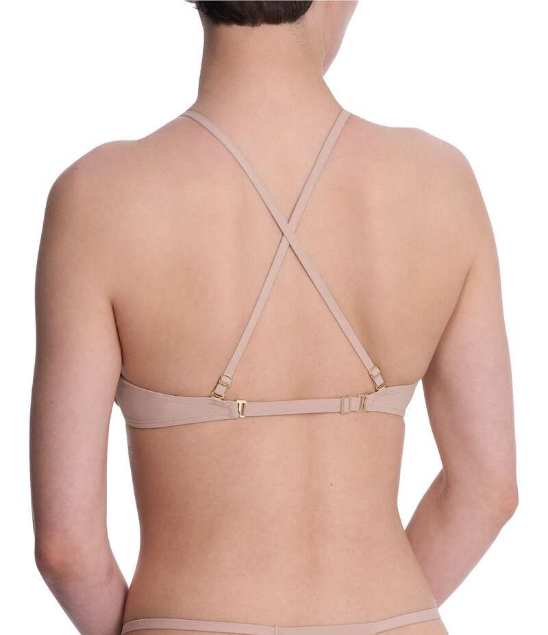 ナトリ レディース アンダーウェア ブラジャー Tシャツ Natori Verge Convertible Plunge TShirt Bra Cafe