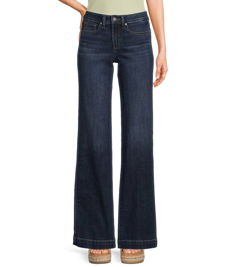 シルバー ジーンズ レディース ボトムス デニムパンツ デニム Silver Jeans Co Avery High Rise Curvy Fit Luxe Stretch Denim Trouser Jeans Indigo インディゴ