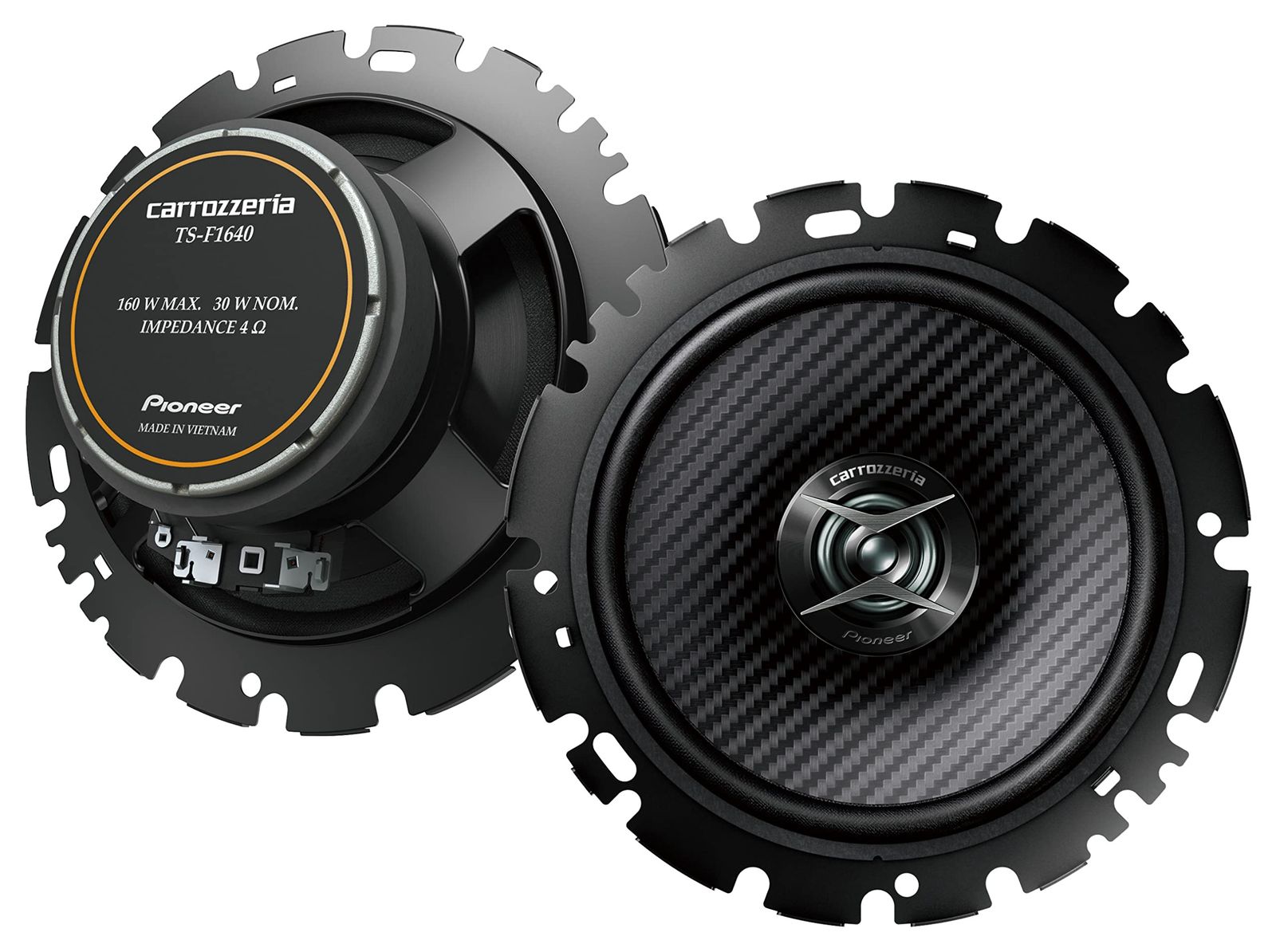新品 Pioneer スピーカー TS-F1640-2 16cm カスタムフィット コアキシャル 2ウェイ ハイレゾ対応 カロッツェリア