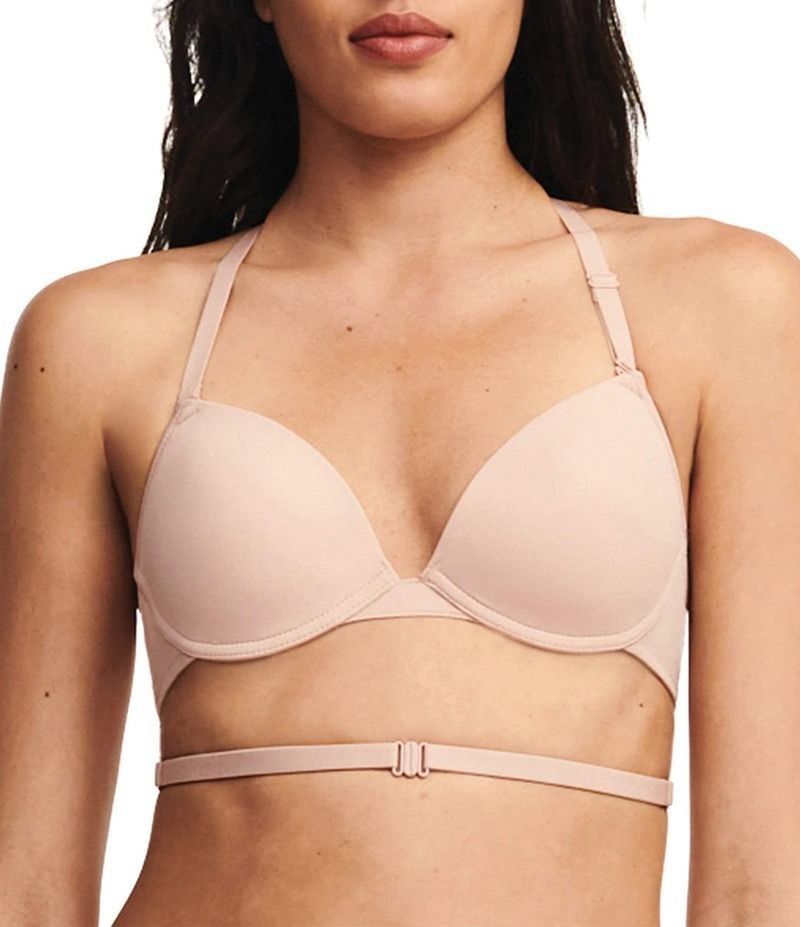 シャントル レディース アンダーウェア ブラジャー Tシャツ Chantelle MultiWay Plunge OpenBack TShirt Bra Nude Blush ブラッシュ