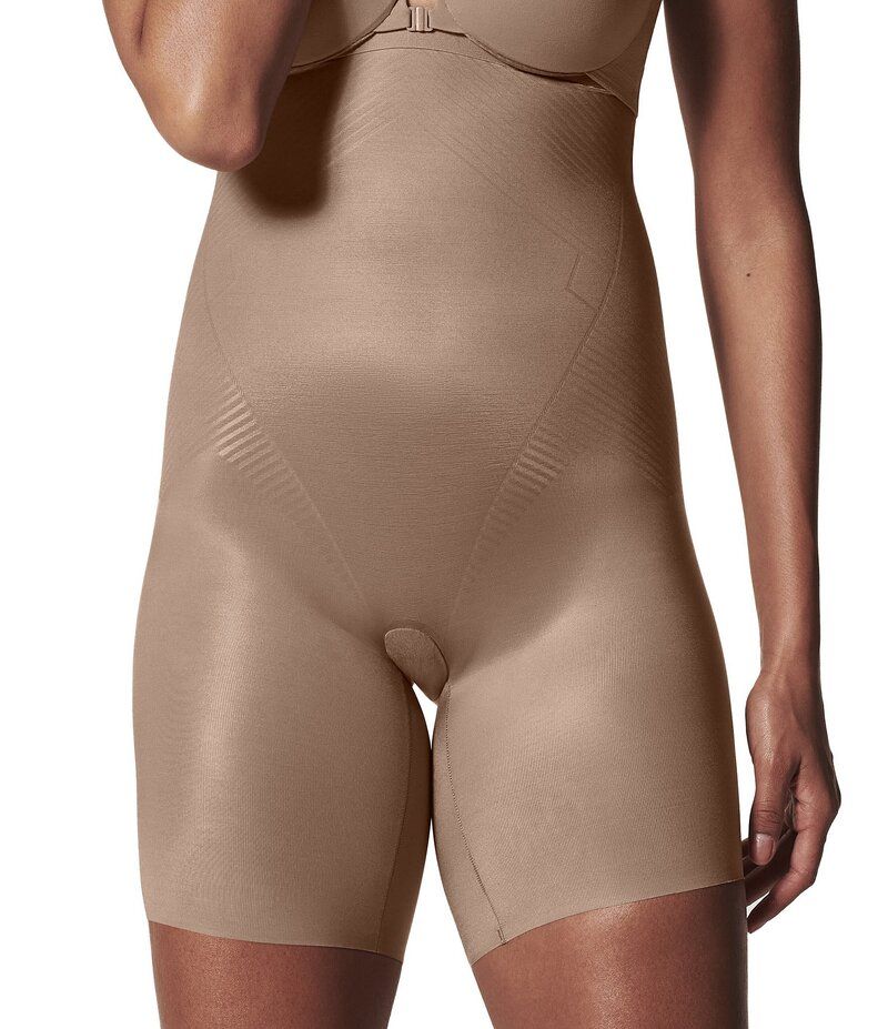 スパンク レディース ボトムス カジュアルパンツ ハイウエスト SPANXshape Invisible HighWaisted MidThigh Short Cafe Au Lait