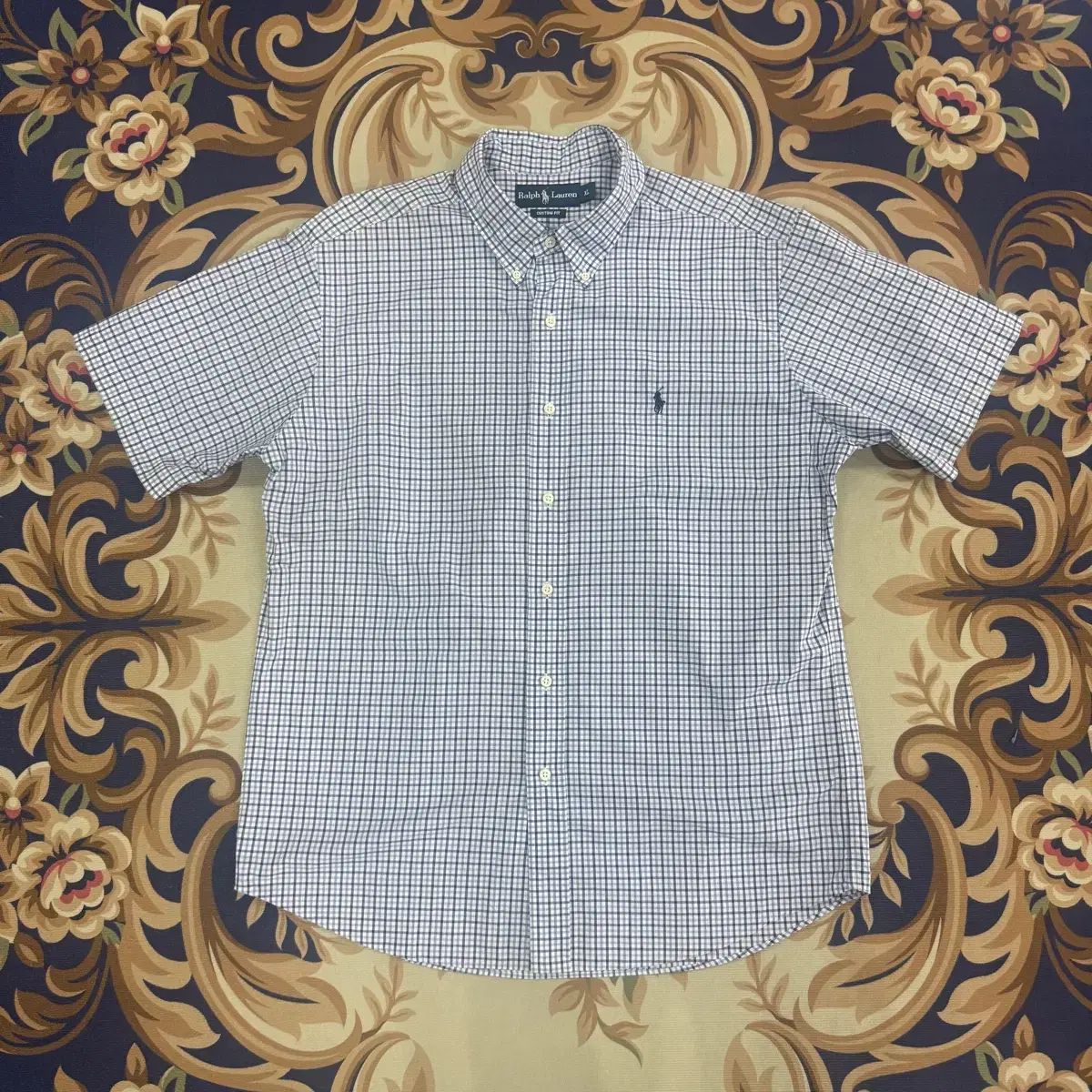 (XL)POLO RALPH LAUREN クラシック フィット CHECK 半袖 シャツ
