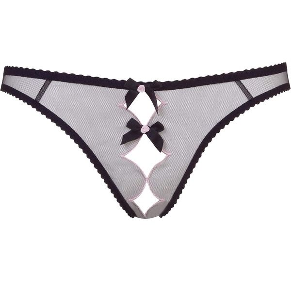 エージェントプロヴォケイター レディース アンダーウェア パンツ Agent Provocateur LORNA Ouvert BlackPink ブラック