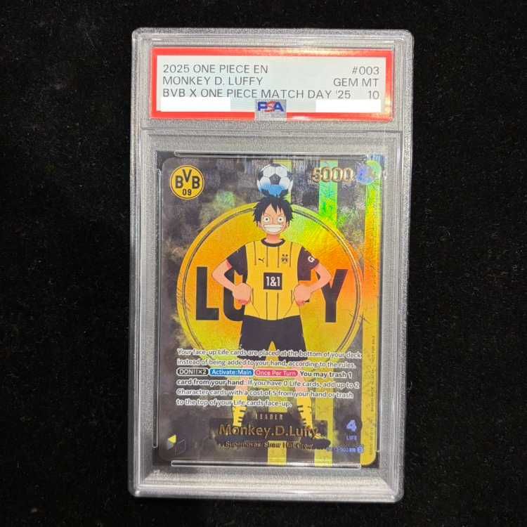 PSA10】 モンキー・D・ルフィ 《英語版》 (ドルトムント) [L] {ST13