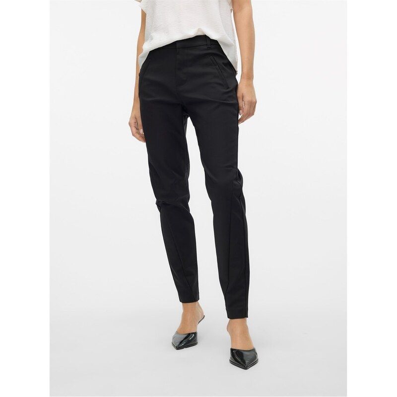 ヴェロモーダ レディース ボトムス カジュアルパンツ パンツ Vero Moda Victoria Trousers Black ブラック