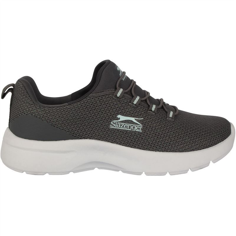 スラセンジャー レディース シューズ スニーカー Slazenger Twister Runners Ladies GreyMint グレー