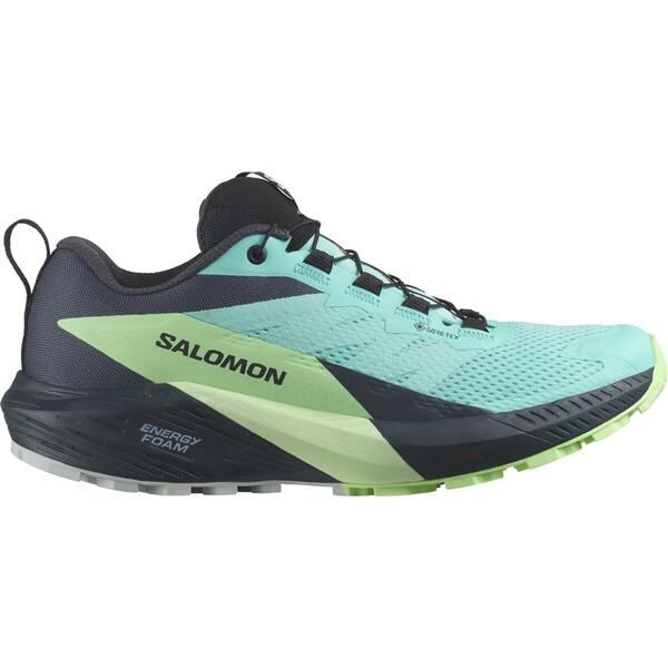 サロモン レディース シューズ スニーカー Salomon Sense Ride 5 GoreTex Womens Trail Running Shoes BlueGreen ブルー