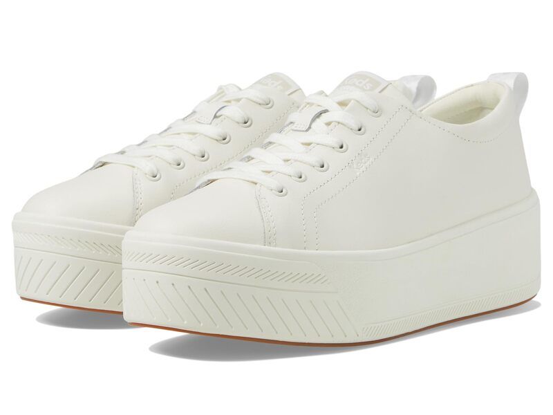 ケッズ レディース シューズ スニーカー レース Kedskyler Lace Up White Leather ホワイト