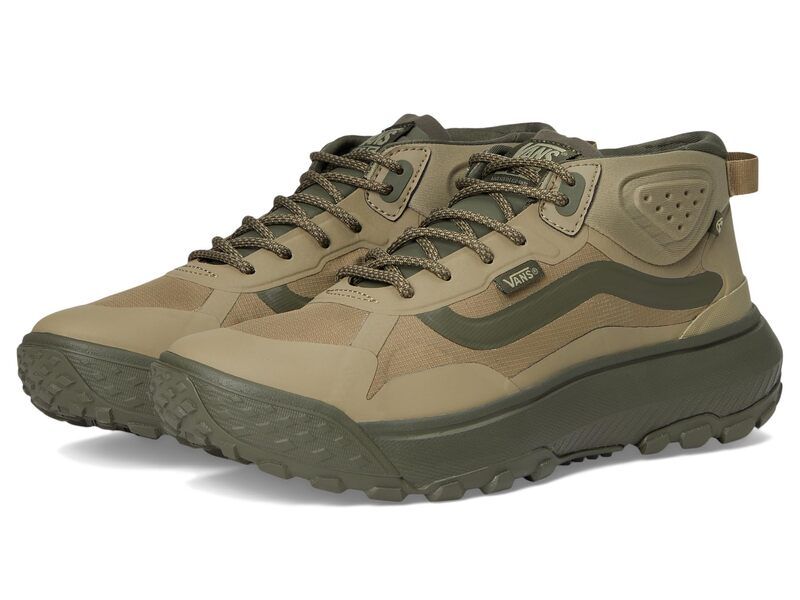 バンズ メンズ シューズ ブーツ・レインブーツ Vans MTE Crosspath Mid Dark GreenDark Brown グリーン