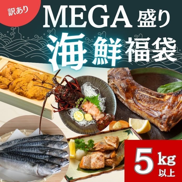 家計応援SALE【海鮮MEGA福袋】5kg 大容量 / 訳あり特価