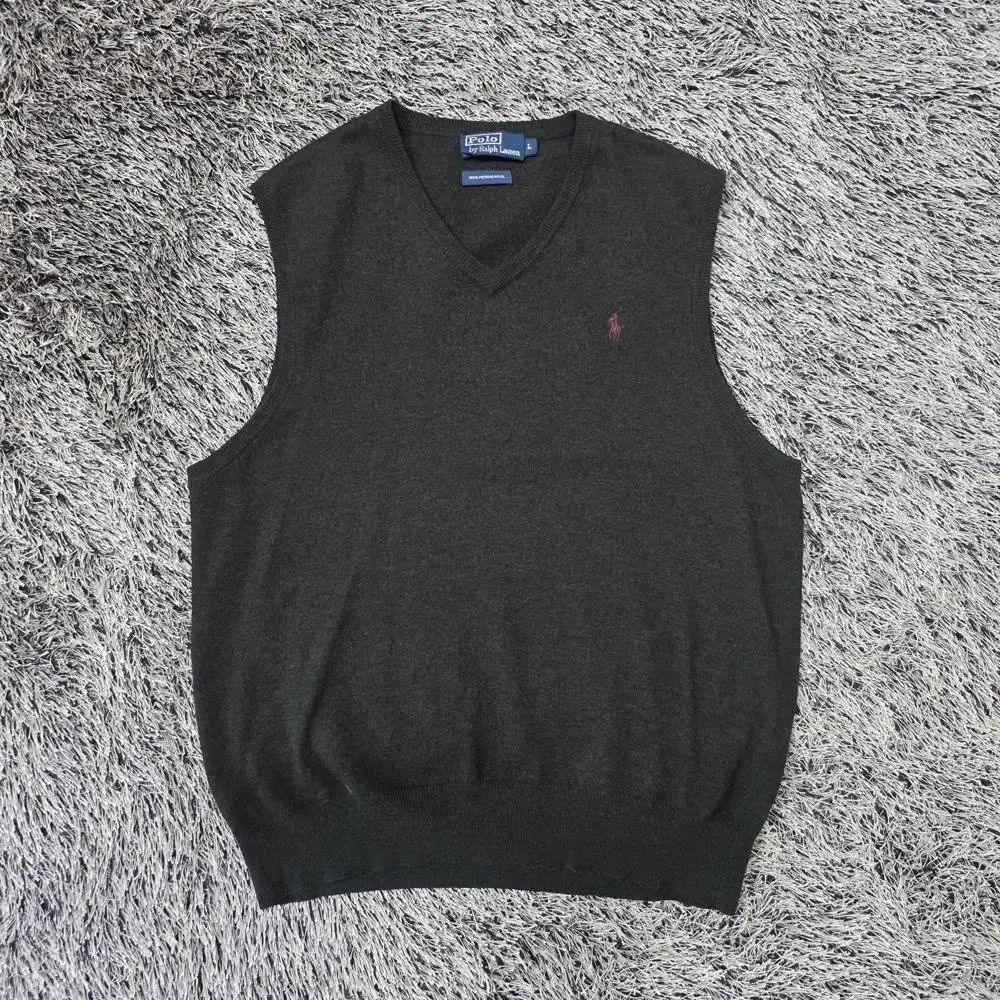 POLO RALPH LAUREN メリノ ウール ニット ベスト/メンズ(L)/ST3341