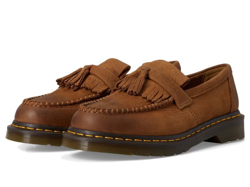 ドクターマーチン メンズ シューズ スリッポン・ローファー Dr Martens Adrian YS Desert Brown ブラウン